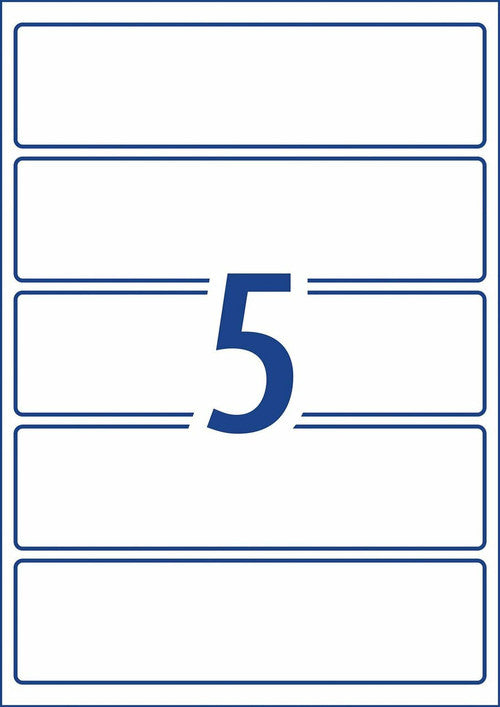 Avery Printable Durable Wraparound Labels L7146 60 Pack 196 x 51mm 5UP
