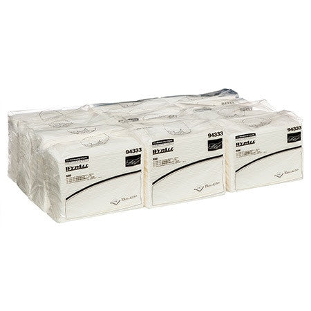 WypAll X60 Poly Bag Single Sheet Wiper White 115 Wipers Box of 12