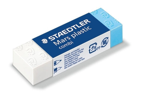 Staedtler Mars Plastic Combi Eraser for Graphite and Drawing Ink 526 508