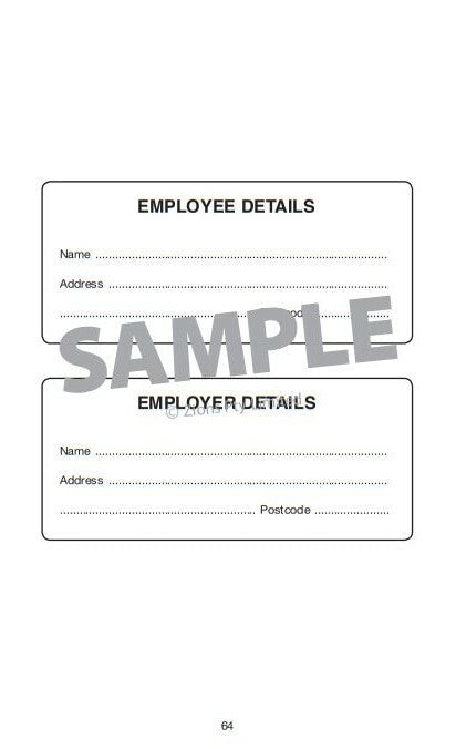 Zions Combined Vehicle Log and Travel and Expenses Record Book