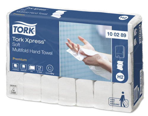 Tork Xpress Extra Soft Multifold Hand Towel Premium Carton of 21