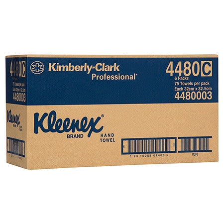 Kleenex Executive Hand Towel White 4 Ply 75 Sheets Pack of 6