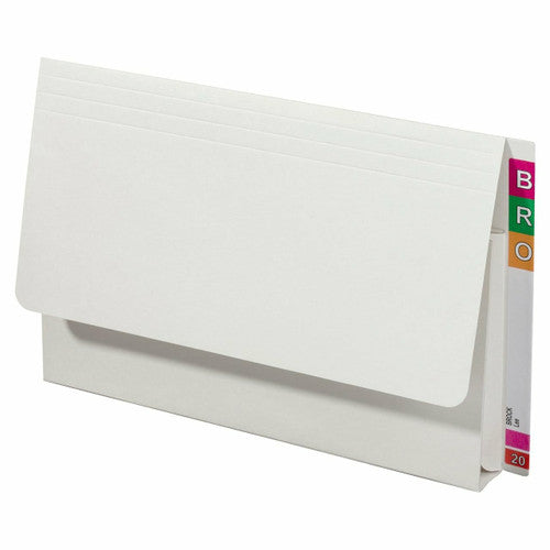 Avery White Lateral Document Wallet Extra Heavy Weight Foolscap 20 Box