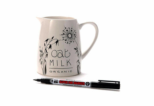 Uni Super Ink Marker PNA-125BK Permanent 0.9mm Black Box of 12