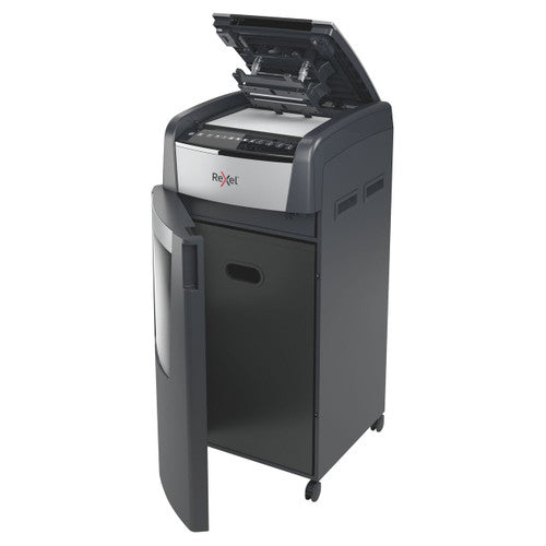 Rexel Optimum AutoFeed+ 600X Cross Cut Paper Shredder Black