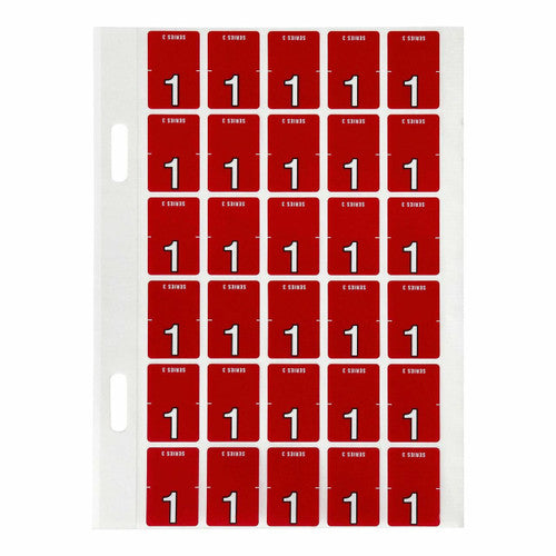 Avery Top Tab Colour Code Labels 1 20 x 30mm 150 Pack