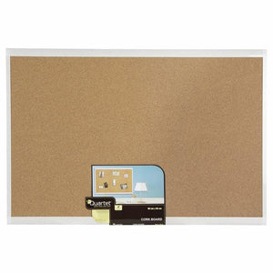 Quartet Basics Corkboard White Frame 600 x 900mm Pack of 4
