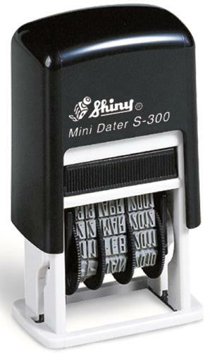 Staedtler Shiny Self-Inking Mini Date Stamp 3mm Black 9S300