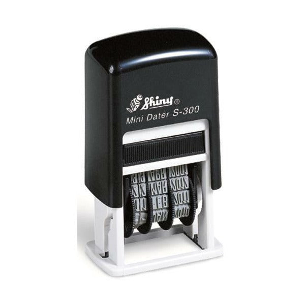 Staedtler Shiny Self-Inking Mini Date Stamp 3mm Black 9S300