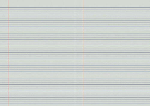 Protext Exercise Book A4 96 Page 18mm Dotted Thirds Ruled Polypropylene Duck Cover Pack 10 — open pages showing ruling