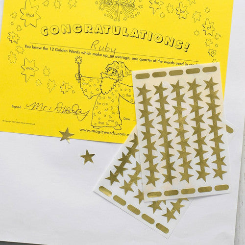 Avery Gold Multi-Purpose Stickers Small Stars 90 Pack