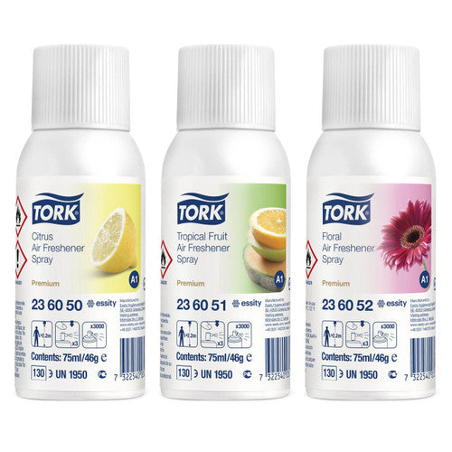 Tork Mixed Pack Air Freshener Spray A1 75ml Carton of 12