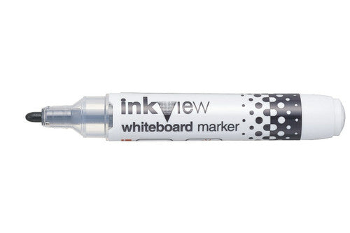 Uni Inkview Whiteboard Marker Bullet Tip 1.8mm Black Box of 12