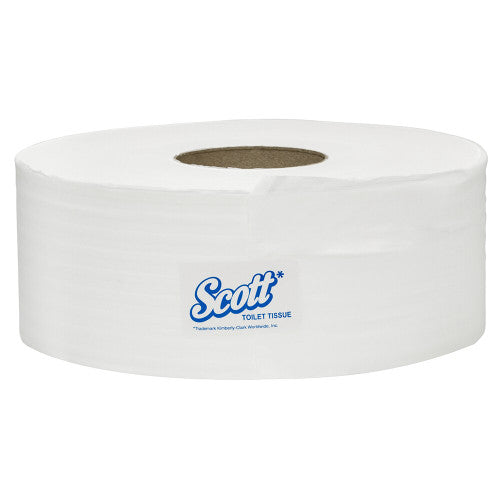 Scott Maxi Jumbo Roll Toilet Tissue White 1 Ply 800m Box of 6