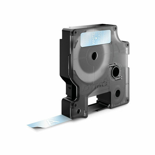 Dymo D1 Label Tape 12mm x 7m White on Clear