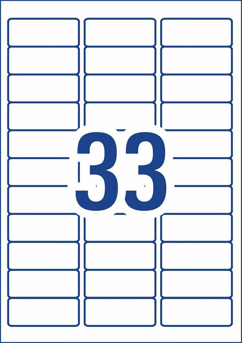 Avery White Address Smooth Feed Labels L7157 3300 Pack 64 x 24.3mm 33UP