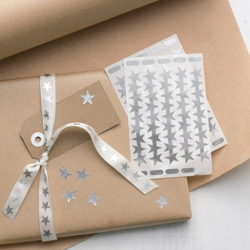 Avery Silver Multi-Purpose Stickers Small Stars 90 Pack