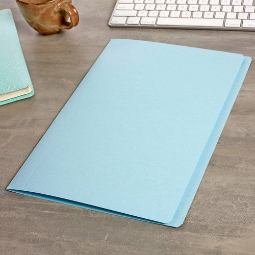 Avery Coloured Manilla Folder File Foolscap Box 100 Light Blue