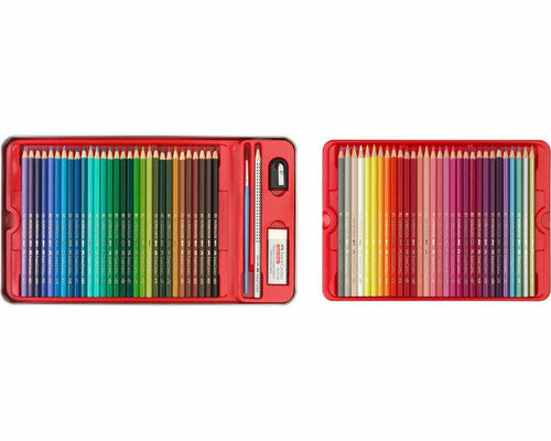 Faber Castell Watercolour Pencils Tin of 60