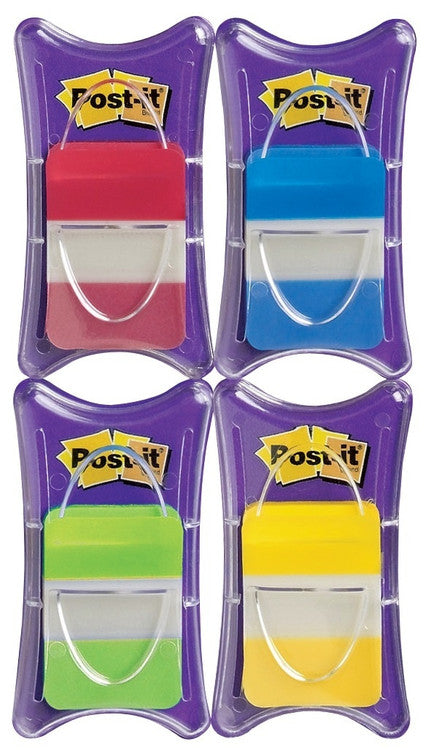 Post-it Durable Tabs Red Aqua Lime Yellow 25 x 38mm 686-RALY