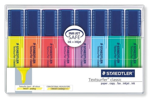 Staedtler Assorted Textsurfer Classic Highlighter Wallet of 8 364 WP8
