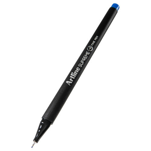 Artline Supreme Fineliner Pen 0.4mm Blue Box of 12
