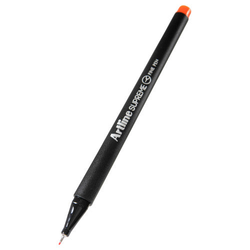 Artline Supreme Fineliner Pen 0.4mm Orange Box of 12