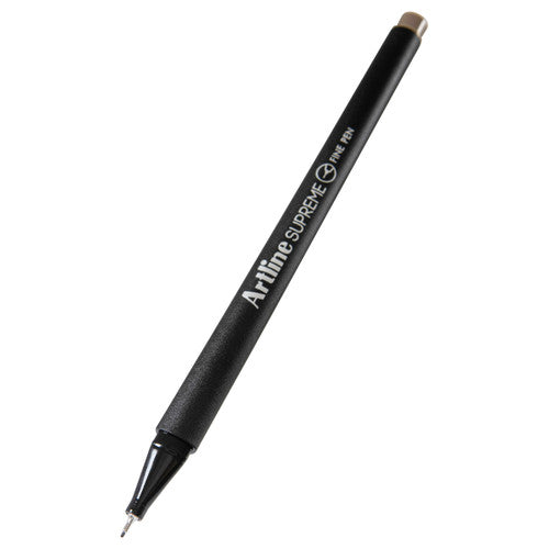 Artline Supreme Fineliner Pen 0.4mm Pastel Brown Box of 12