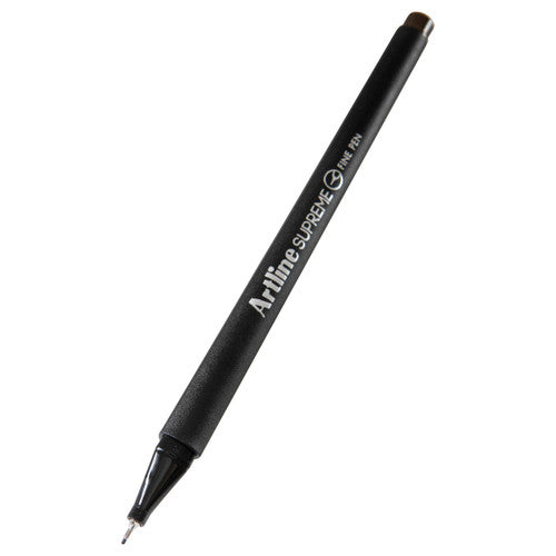 Artline Supreme Fineliner Pen 0.4mm Dark Brown Box of 12