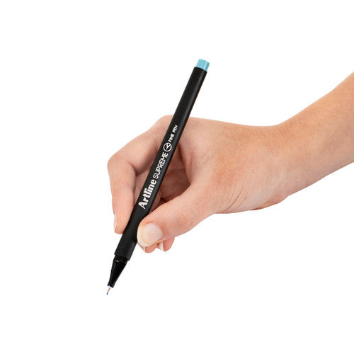 Artline Supreme Fineliner Pen 0.4mm Pastel Turquoise Box of 12