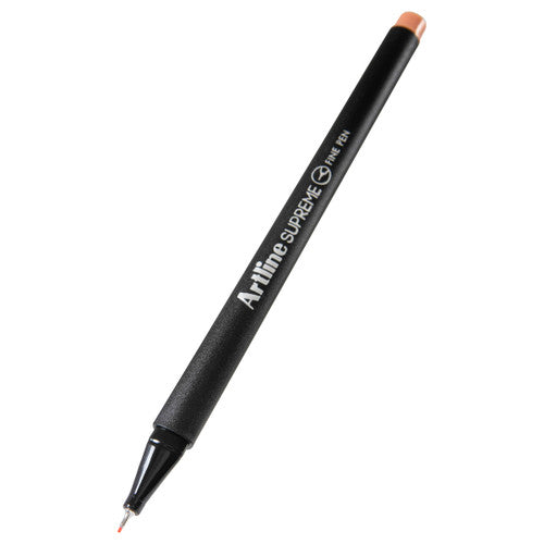 Artline Supreme Fineliner Pen 0.4mm Apricot Box of 12
