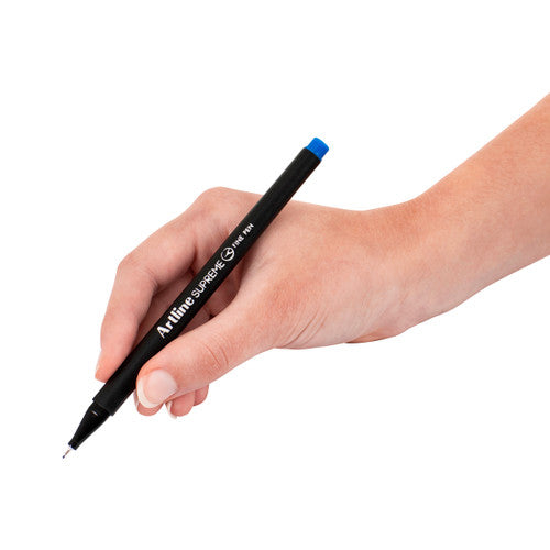 Artline Supreme Fineliner Pen 0.4mm Sky Blue Box of 12