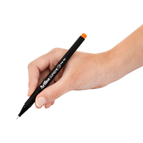 Artline Supreme Fineliner Pen 0.4mm Dark Orange Box of 12