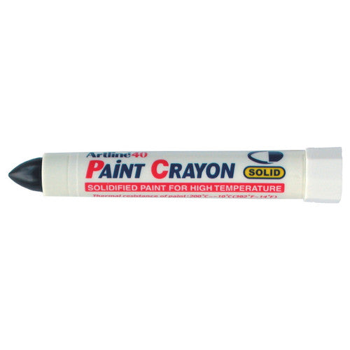 Artline 40 Permanent Paint Crayon Marker Bullet Black Box 12