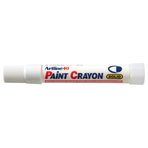 Artline 40 Permanent Paint Crayon Marker Bullet White Box 12