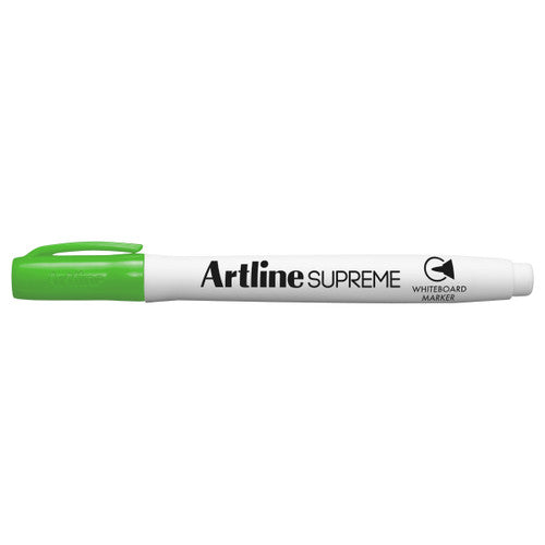 Artline Supreme Whiteboard Marker Lime Green Box 12