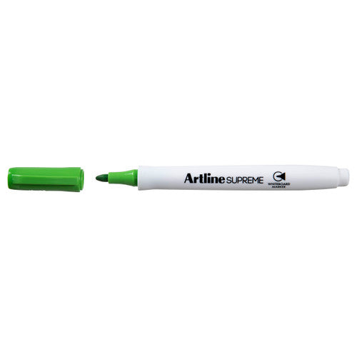 Artline Supreme Whiteboard Marker Lime Green Box 12