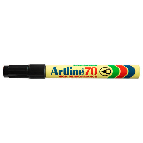 Artline 70 Permanent Marker 1.5mm Bullet Black Pack of 1