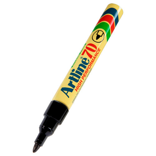 Artline 70 Permanent Marker 1.5mm Bullet Black Pack of 1