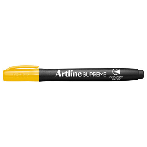 Artline Supreme Permanent Marker Yellow Box 12