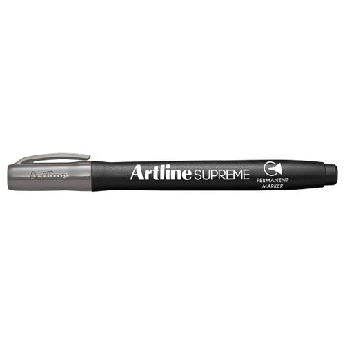 Artline Supreme Permanent Marker Grey Box 12