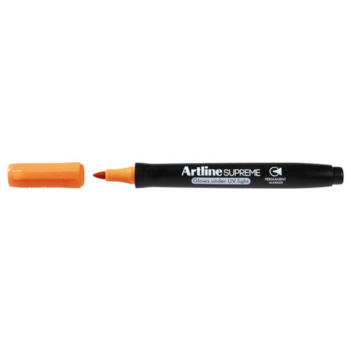 Artline Supreme Glow Marker 1.0mm Bullet Nib Orange