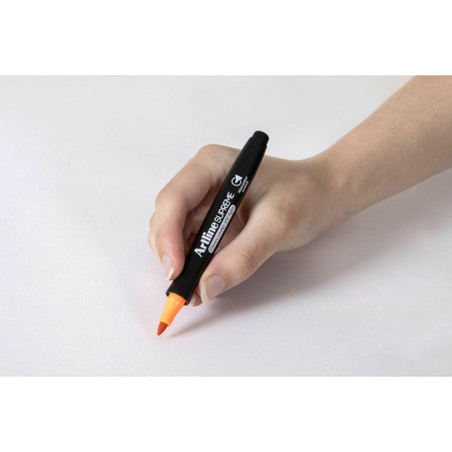 Artline Supreme Glow Marker 1.0mm Bullet Nib Orange