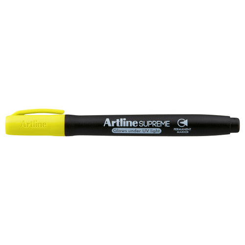 Artline Supreme Glow Marker 1.0mm Bullet Nib Yellow