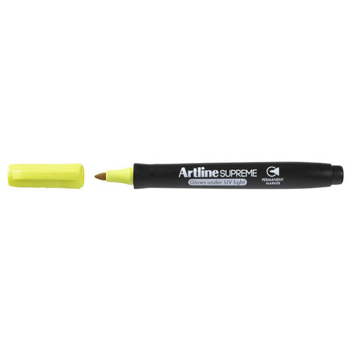 Artline Supreme Glow Marker 1.0mm Bullet Nib Yellow