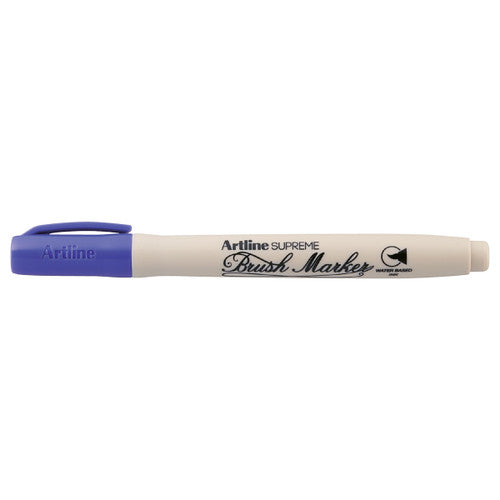 Artline Supreme Brush Marker Purple Box of 12