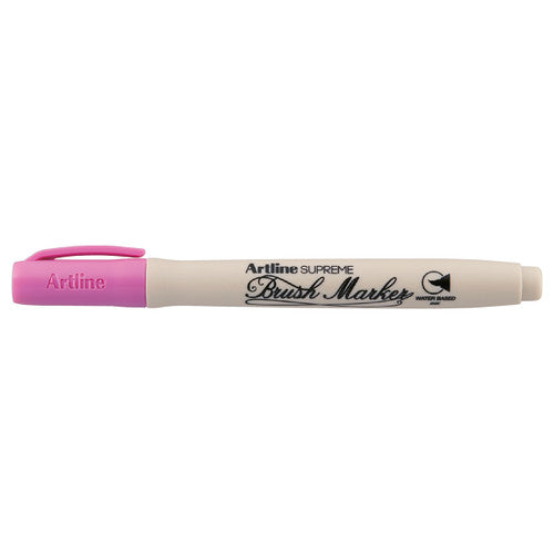 Artline Supreme Brush Marker Pink Box of 12