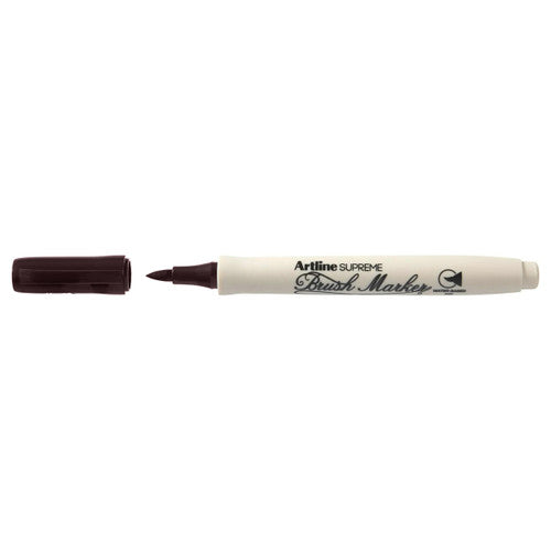 Artline Supreme Brush Marker Dark Brown Box of 12