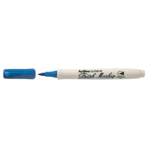 Artline Supreme Brush Marker Royal Blue Box of 12