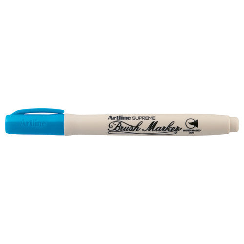Artline Supreme Brush Marker Sky Blue Box of 12